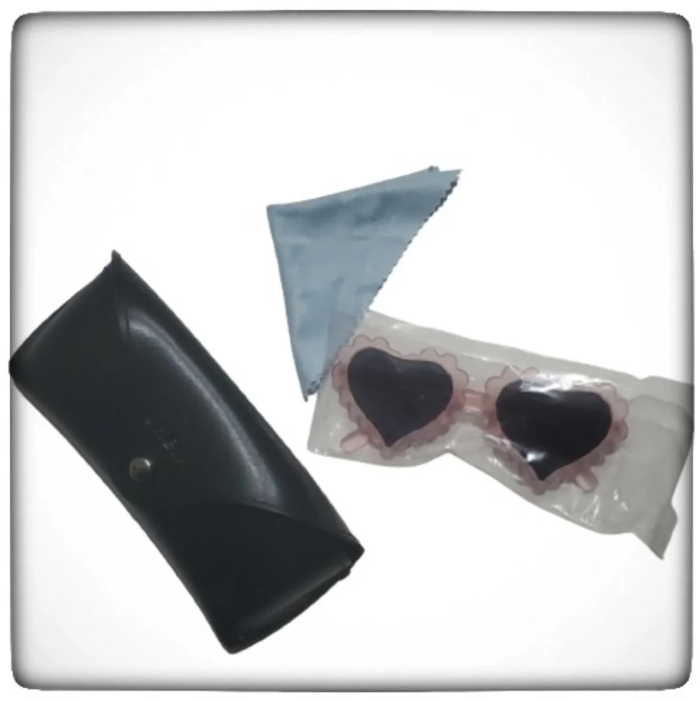 Light Pink Heart Little Girl Sun Glasses